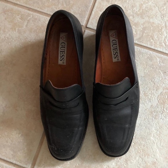 Black Guess Loafers Vintage - Picture 2 of 4